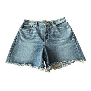 Lauren Ralph Lauren Women Denim Shorts Size 12 Legacy Wash Cut off NWT